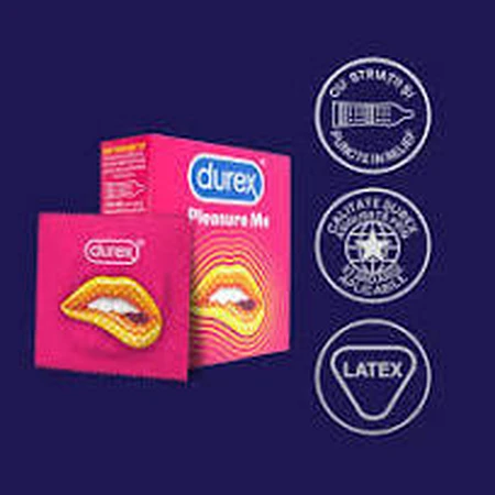 Preservativi Pleasure Me, 3 pezzi, Durex