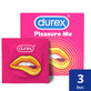 Preservativo Pleasure Me, 3 piezas, Durex