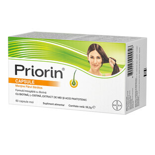 Priorin Mantiene el Cabello Sano, 60 cápsulas, Bayer