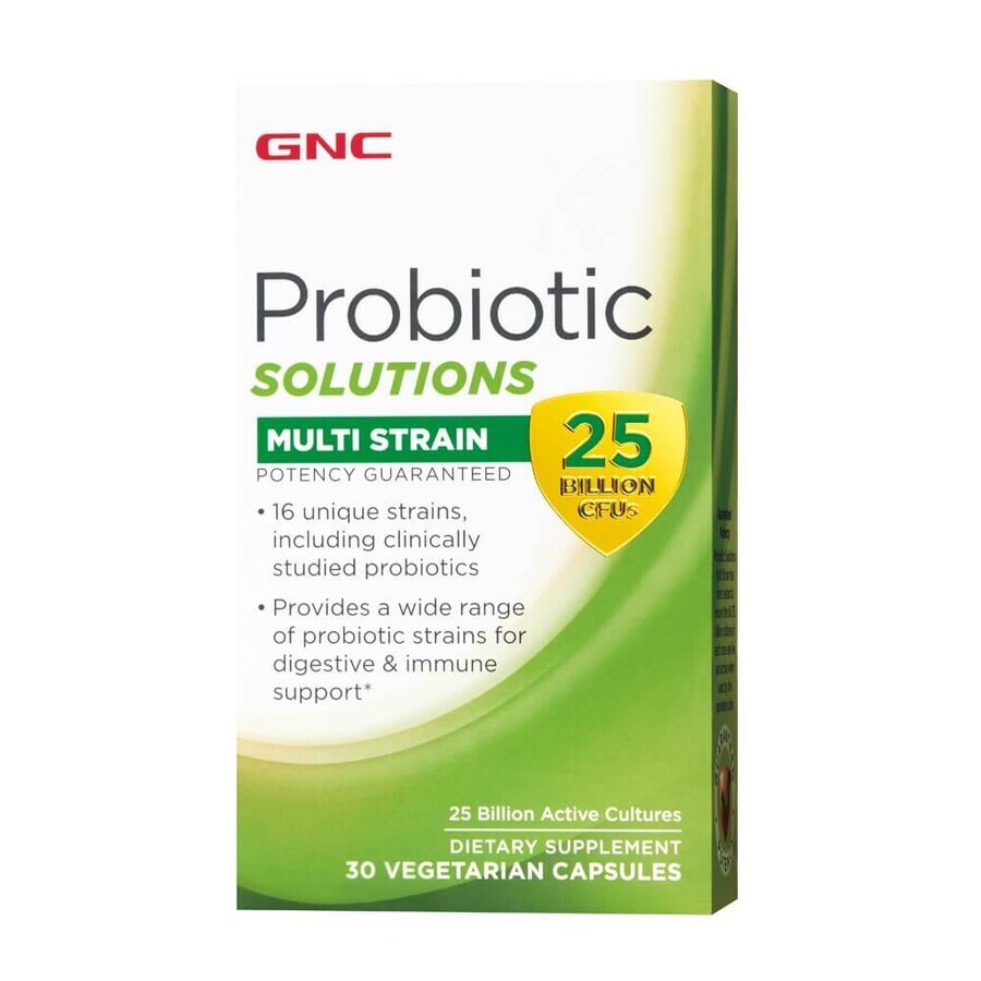 Probiotic Solutions Tulpini Multiple 25 Billion CFU, (424631), 30 cápsulas, GNC