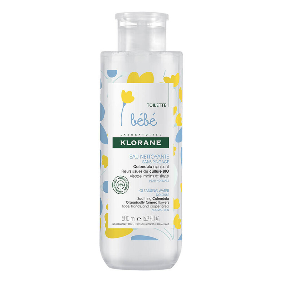 Eau nettoyante pour enfants, 500 ml, Klorane Bébé