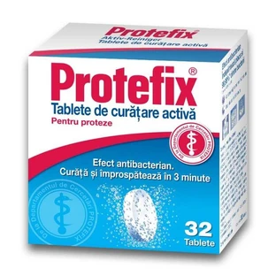 Protefix comprimidos limpiadores activos, 32 unidades, Queisser Pharma