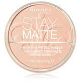 Polvos compactos Stay Matte 002, 14 g, Rimmel London