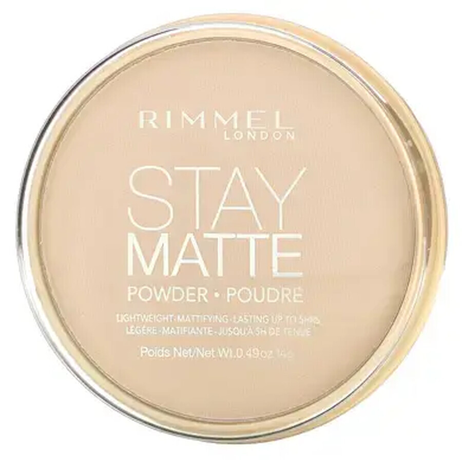 Stay Matte Kompaktpuder 003, 14 g, Rimmel London