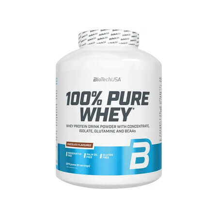 Pudra protecica 100% Pure Whey  Biotech USA Ciocolata, 2270 g