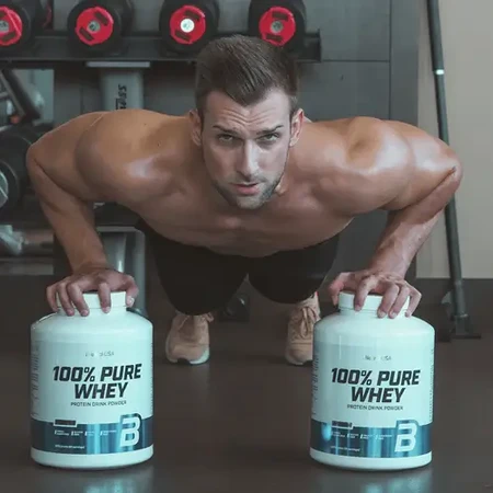 Pudra protecica 100% Pure Whey Biotech USA Ciocolata, 2270 g