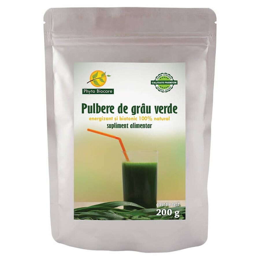 Groene tarwe poeder, 200 g, Phyto Biocare