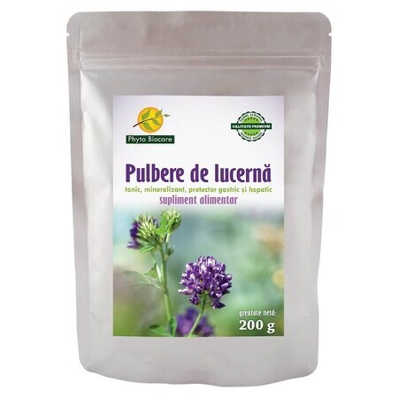 Erba medica in polvere, 200 g, Phyto Biocare