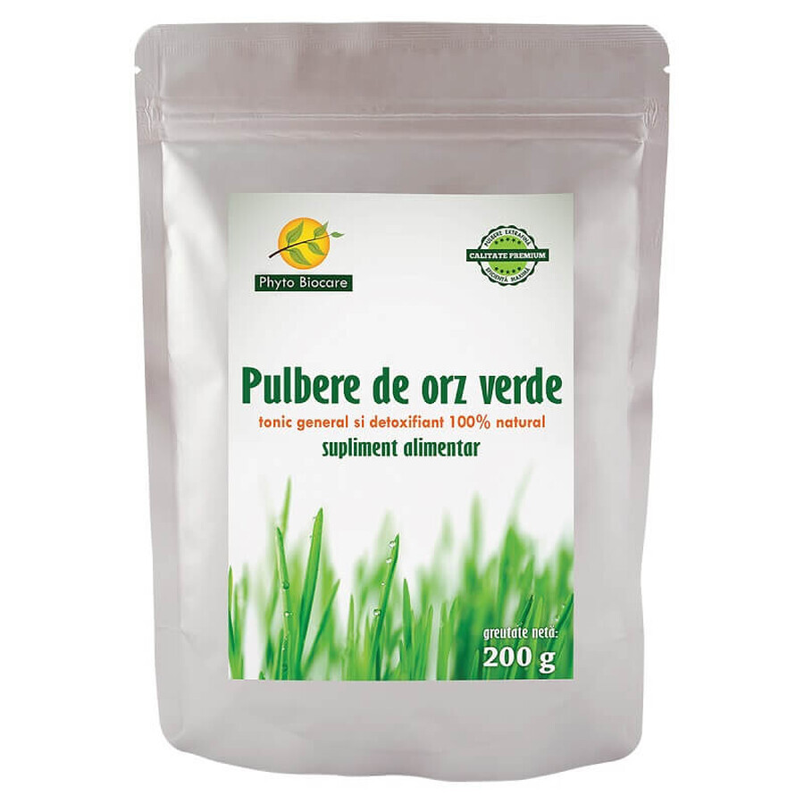 Orzo verde in polvere, 200 g, Phyto Biocare