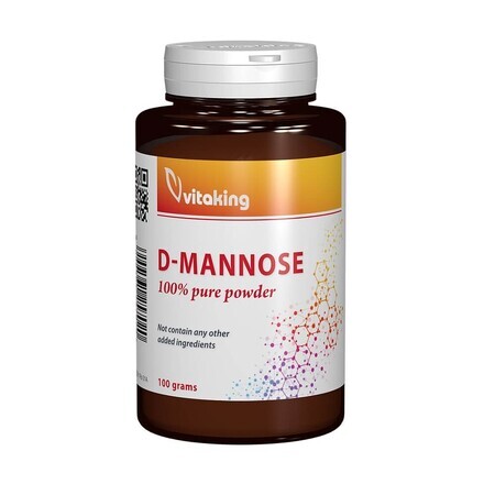 Pulbere D-manoza, 100g, Vitaking