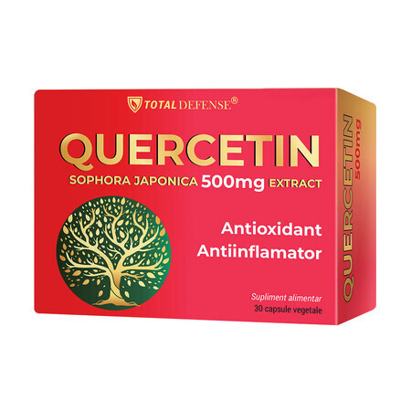 Quercetina 500 mg, 30 cápsulas, Cosmopharm