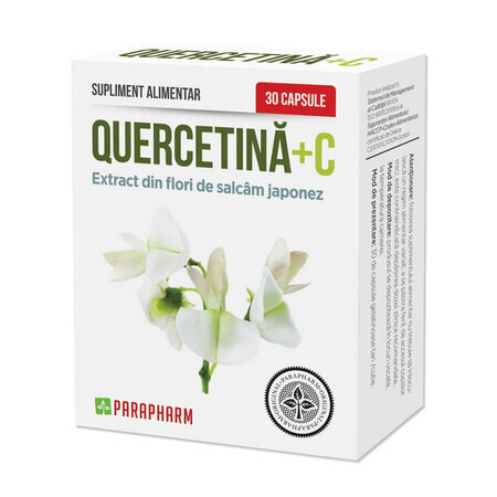 Quercetina+C, 30 cápsulas, Parapharm