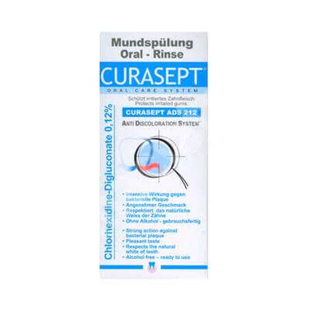 Enjuague bucal con clorhexidina 0,12% Curasept, 200 ml, Curaprox