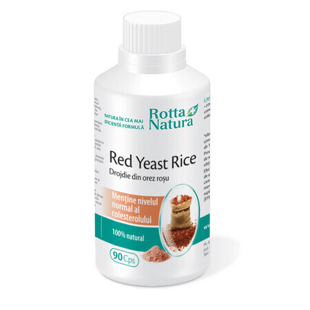 Levadura Roja de Arroz 635 mg, 90 cápsulas, Rotta Natura