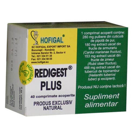 Redigest Plus, 40 comprimidos, Hofigal