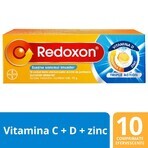 Redoxon Triple Acción, vitaminas para un apoyo inmunitario avanzado, 10 comprimidos, Bayer