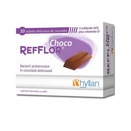 Refflor Choco, 10 tablete, Hyllan