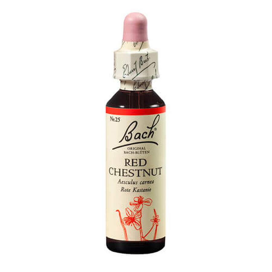 Bach Original Red Chestnut bloesemremedie, 20 ml, Rescue Remedy