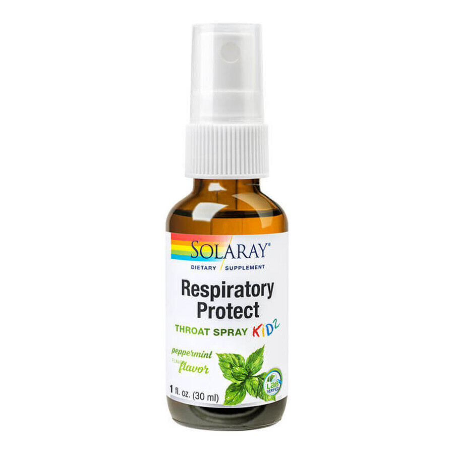 Respiratorio Protect Kidz Garganta Spray Solaray, 30 ml, Secom