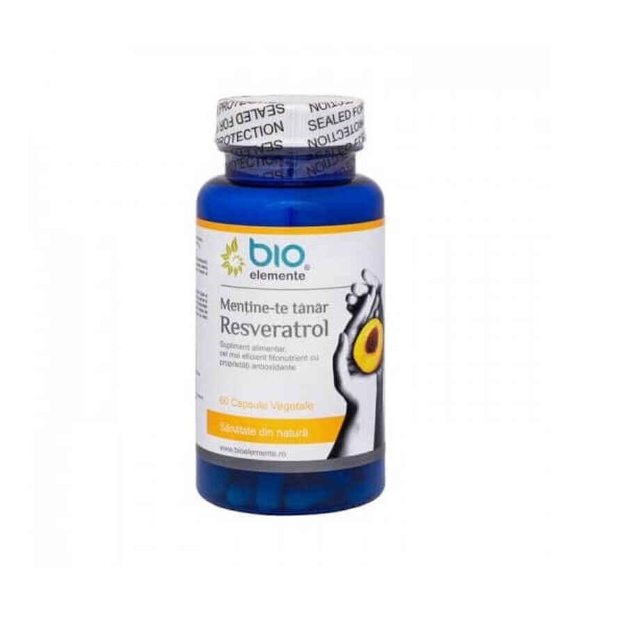 Resveratrol, 60 cápsulas, Bio Elemente