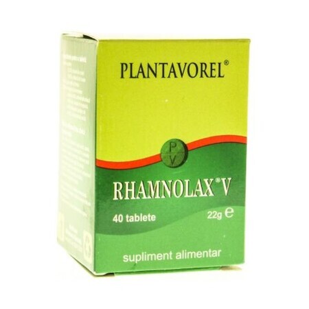 Rhamnolax V, 40 comprimidos, Plantavorel