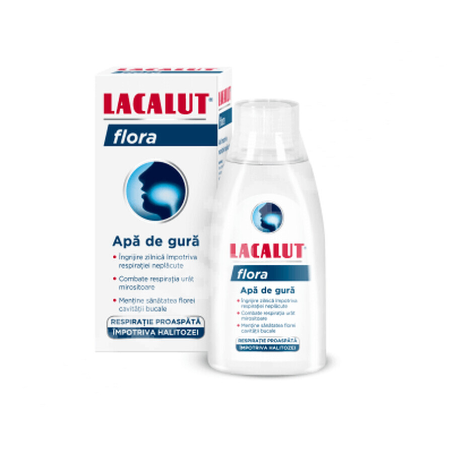 Enjuague bucal Lacalut Flora, 300 ml, Theiss Naturwaren