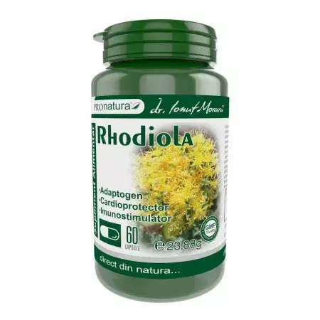 Rhodiola, 60 cápsulas, Pro Natura