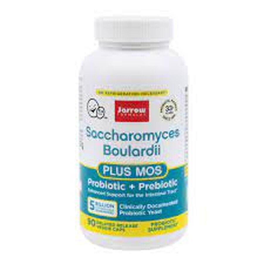 Saccharomyces Boulardii Mos Jarrow Formulas, 90 cápsulas, Secom