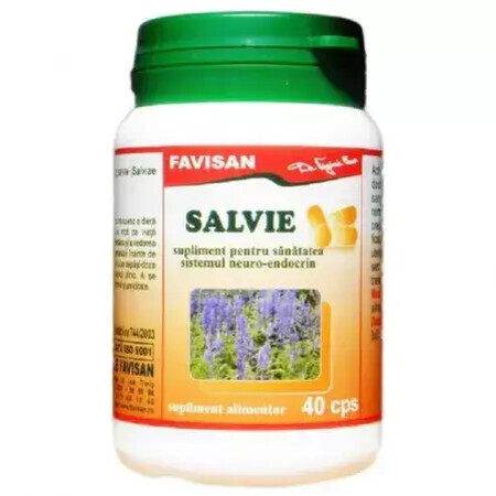 Salvia, 40 cápsulas, Favisan