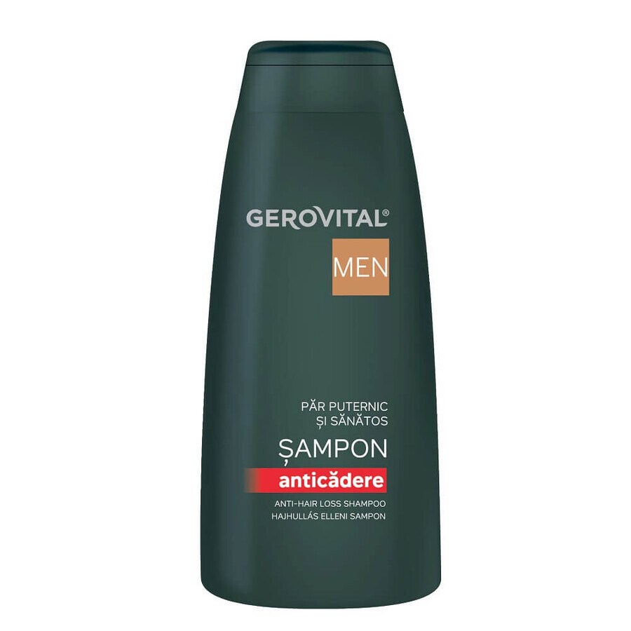 Gerovital Men champú anticaída, 400 ml, Farmec