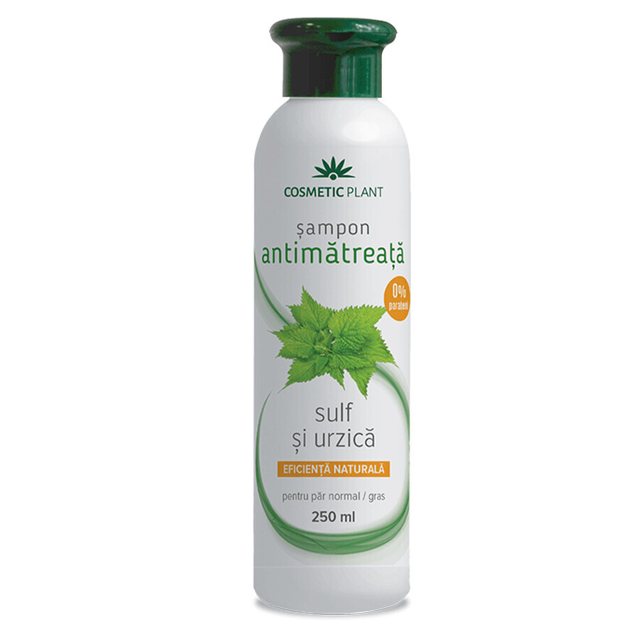 Sampon antimatreata cu sulf si urzica, 250 ml, Cosmetic Plant