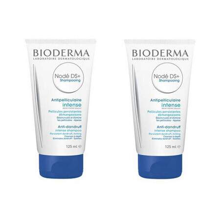 Bioderma Node DS+ Champú Antirrecidiva, 2 x 125 ml, (70% de descuento en el 2º producto)