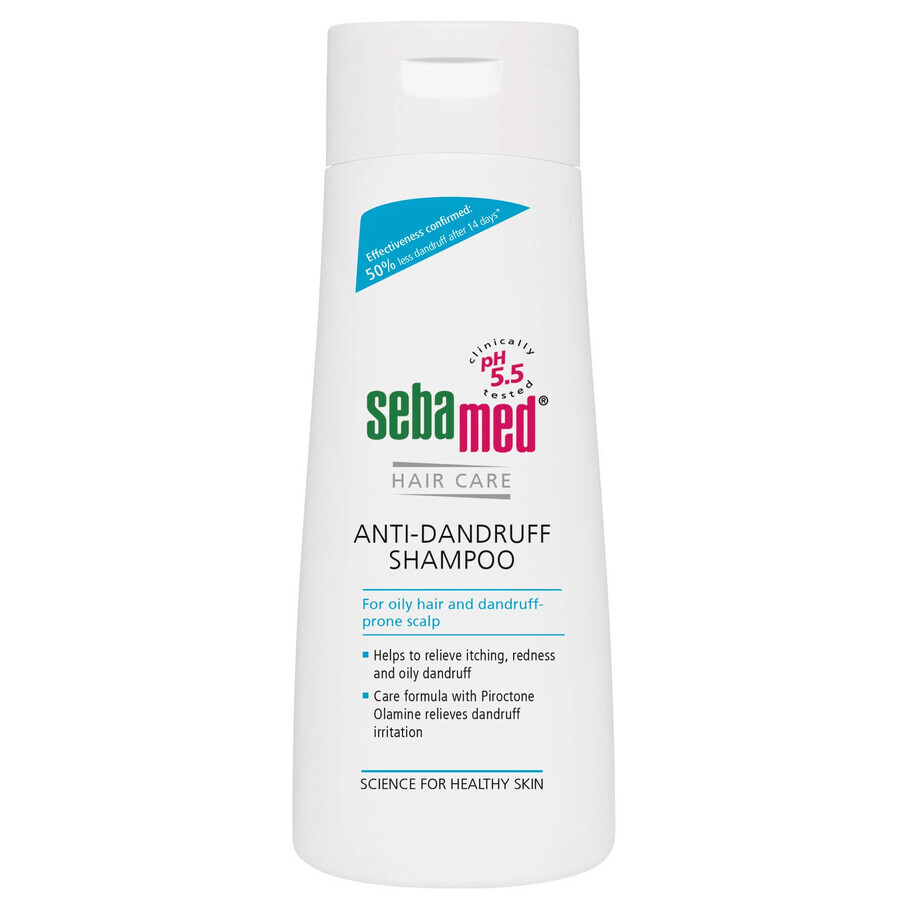 Champú dermatológico antipalúdico, 200 ml, sebamed