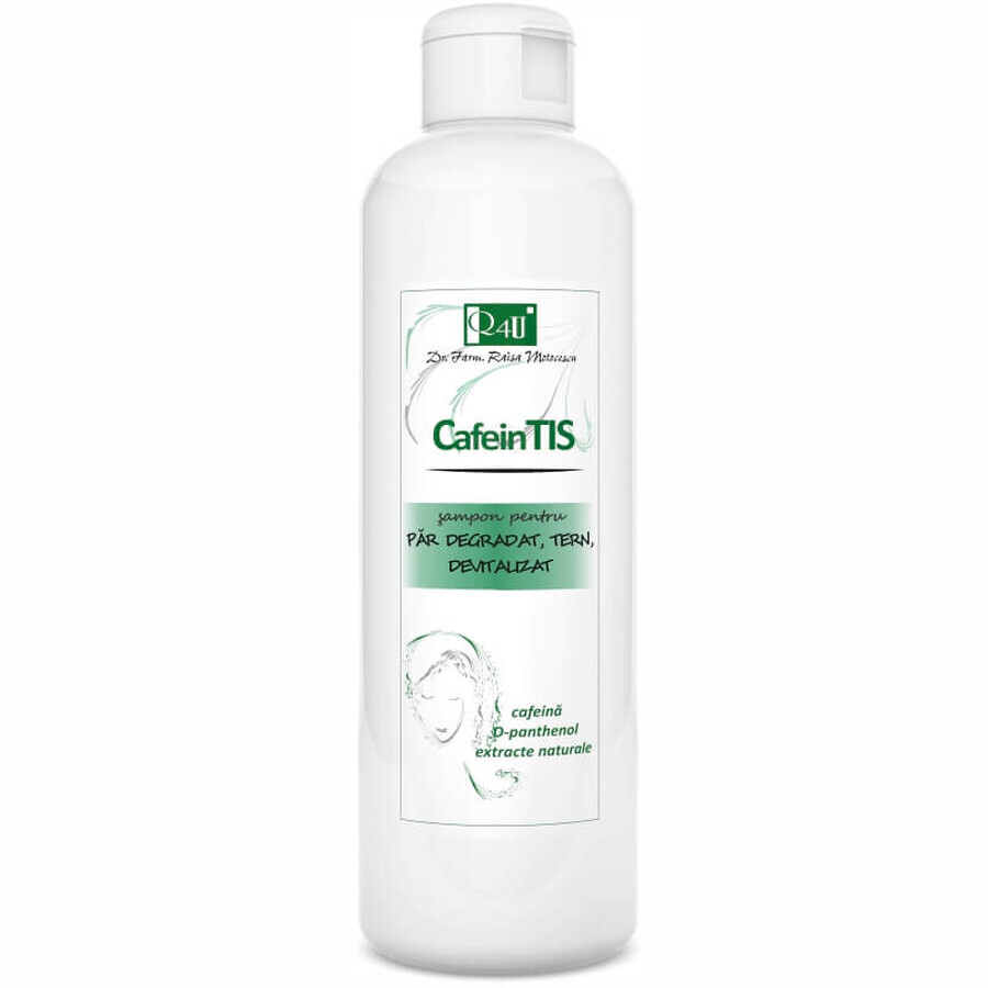 Champú contra la caída del cabello CafeinTis Q4U, 200 ml, Tis Farmaceutic