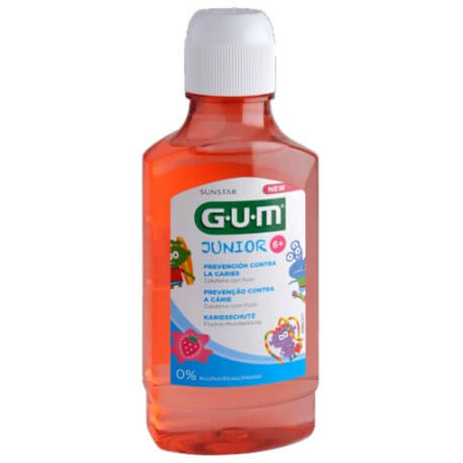 Enjuague bucal, Junior 6+, 300 ml, Sunstar Gum