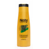 Champú nutritivo con queratina y aceite de argán Gold 24K Keratin, 400 ml, Nelly Professional