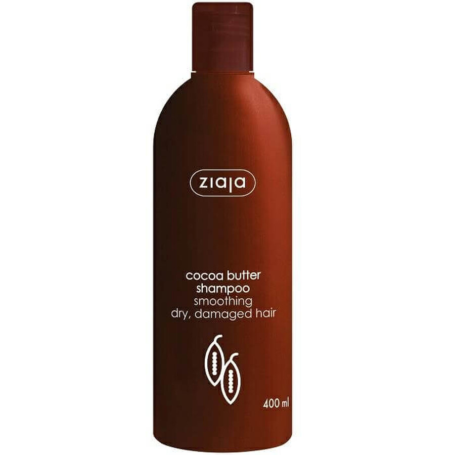 Champú para cabello seco con manteca de cacao, 400 ml, Ziaja