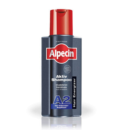 Champú para cuero cabelludo graso Alpecin Active A2, 250 ml, Dr. Kurt Wolff