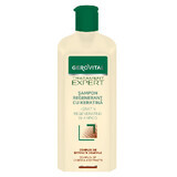 Champú regenerador con queratina Gerovital Tratamiento Experto, 250 ml, Farmec