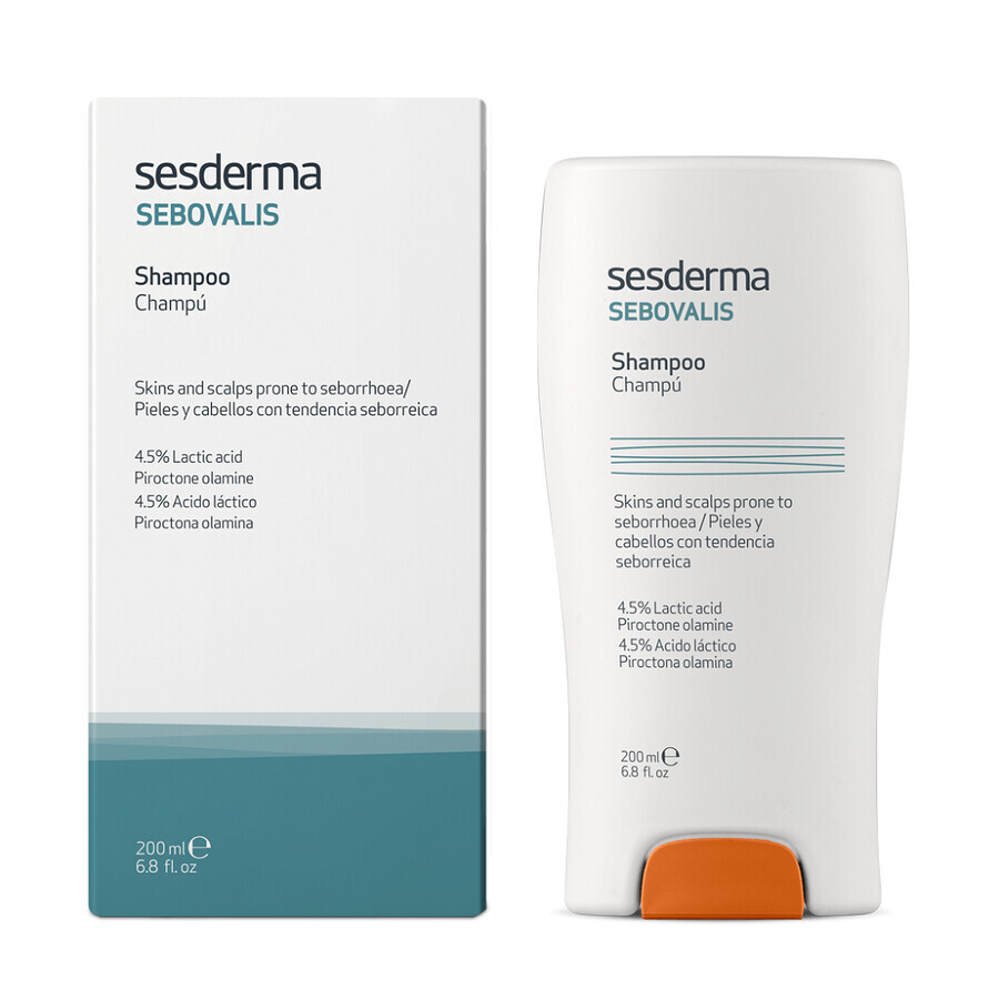 Sesderma Sebovalis Sampon-tratament pentru par cu tendinta seboreica, 200 ml