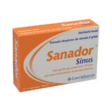 Sanador Sinus 500mg/30mg, 20 comprimidos recubiertos con película, Laropharm