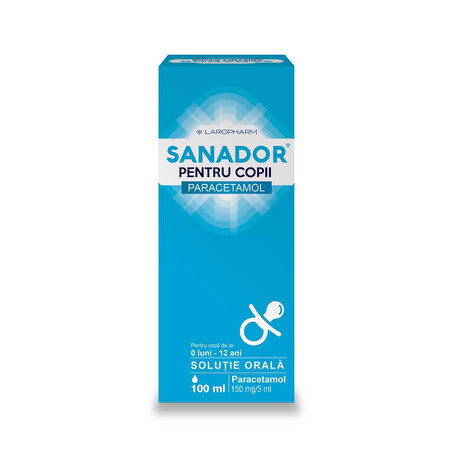 Sanador jarabe para niños, 100 ml, Laropharm