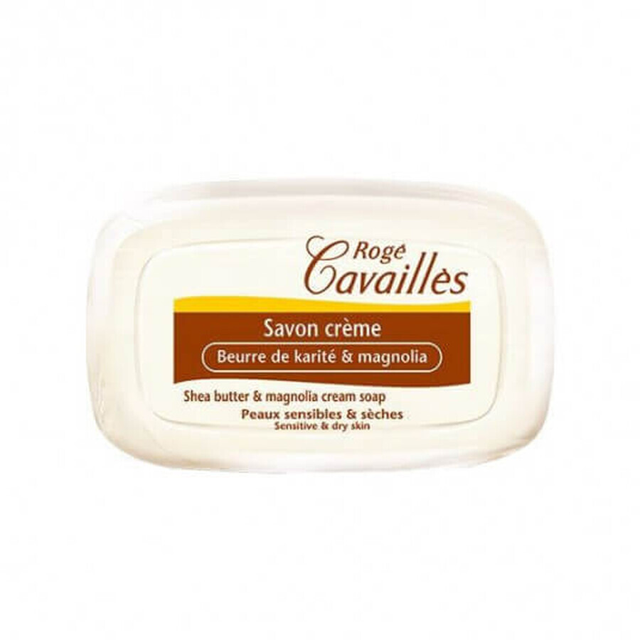 Sapun crema cu unt de karite si magnolie, 115 g, Roge Cavailles