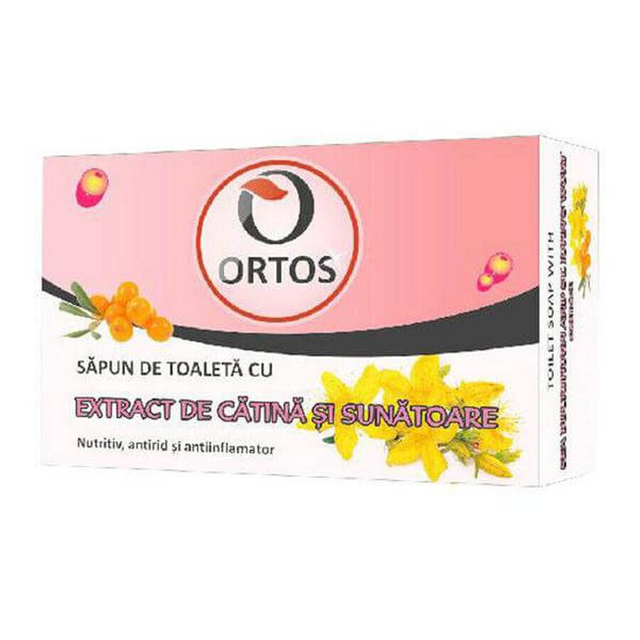 Jabón con catina y girasoles, 100 g, Ortos