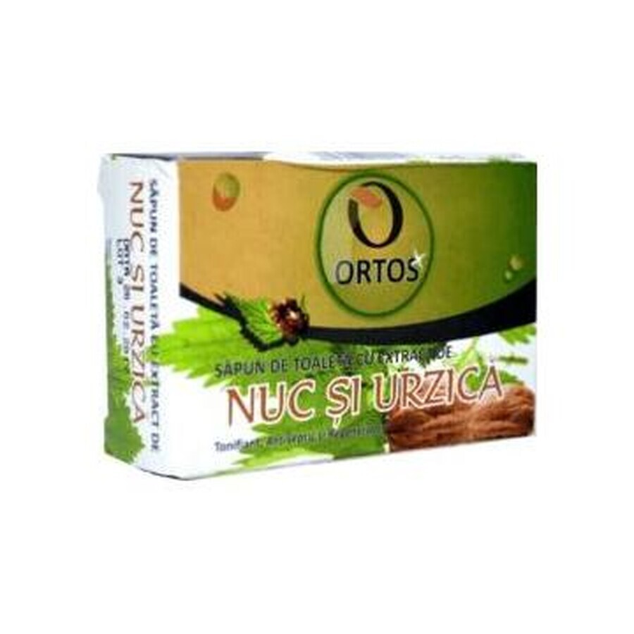 Jabón con extracto de nuez y ortiga, 100 g, Ortos