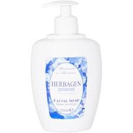 Heidelbeere und Glycerin Gesichtsgel Seife, 350 ml, Herbagen