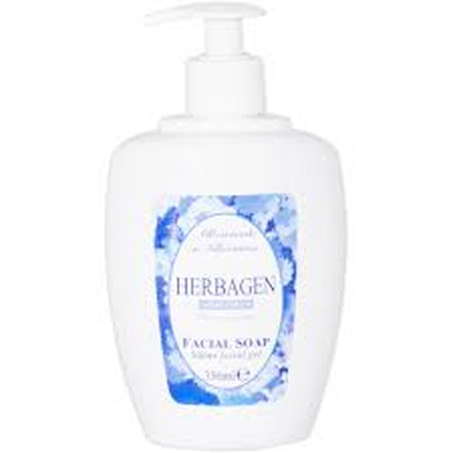 Jabón en gel facial de arándanos y glicerina, 350 ml, Herbagen