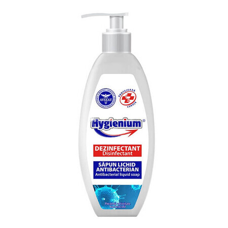 Jabón líquido antibacteriano y desinfectante, 300 ml, Hygienium