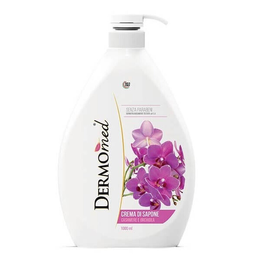 Liquid cream soap with orchid, 1 L, DermoMed