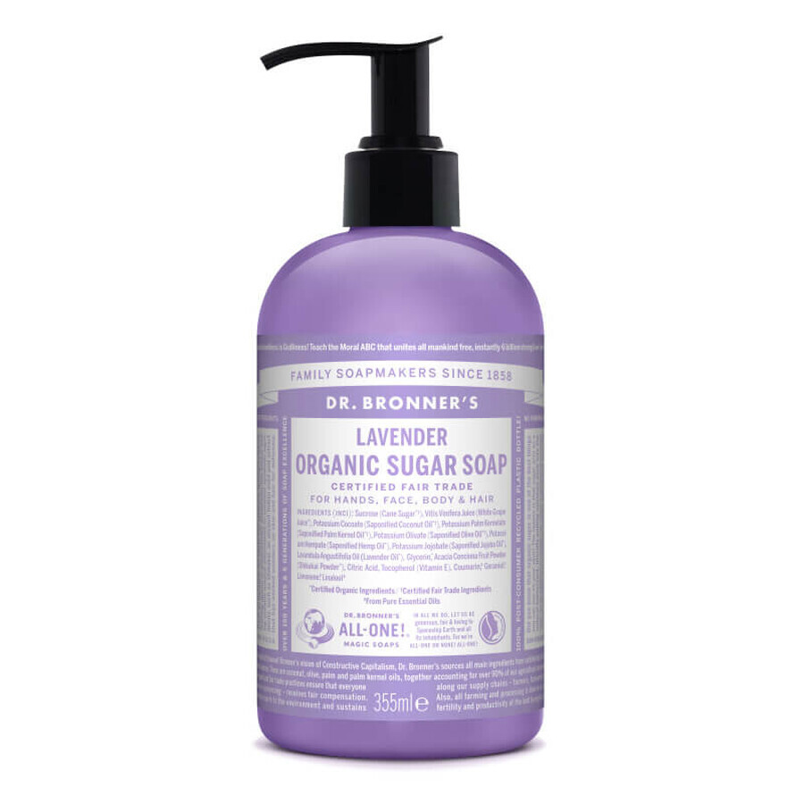 Shikakai Lavendel Vloeibare Zeep, 355 ml, Dr. Bronner's